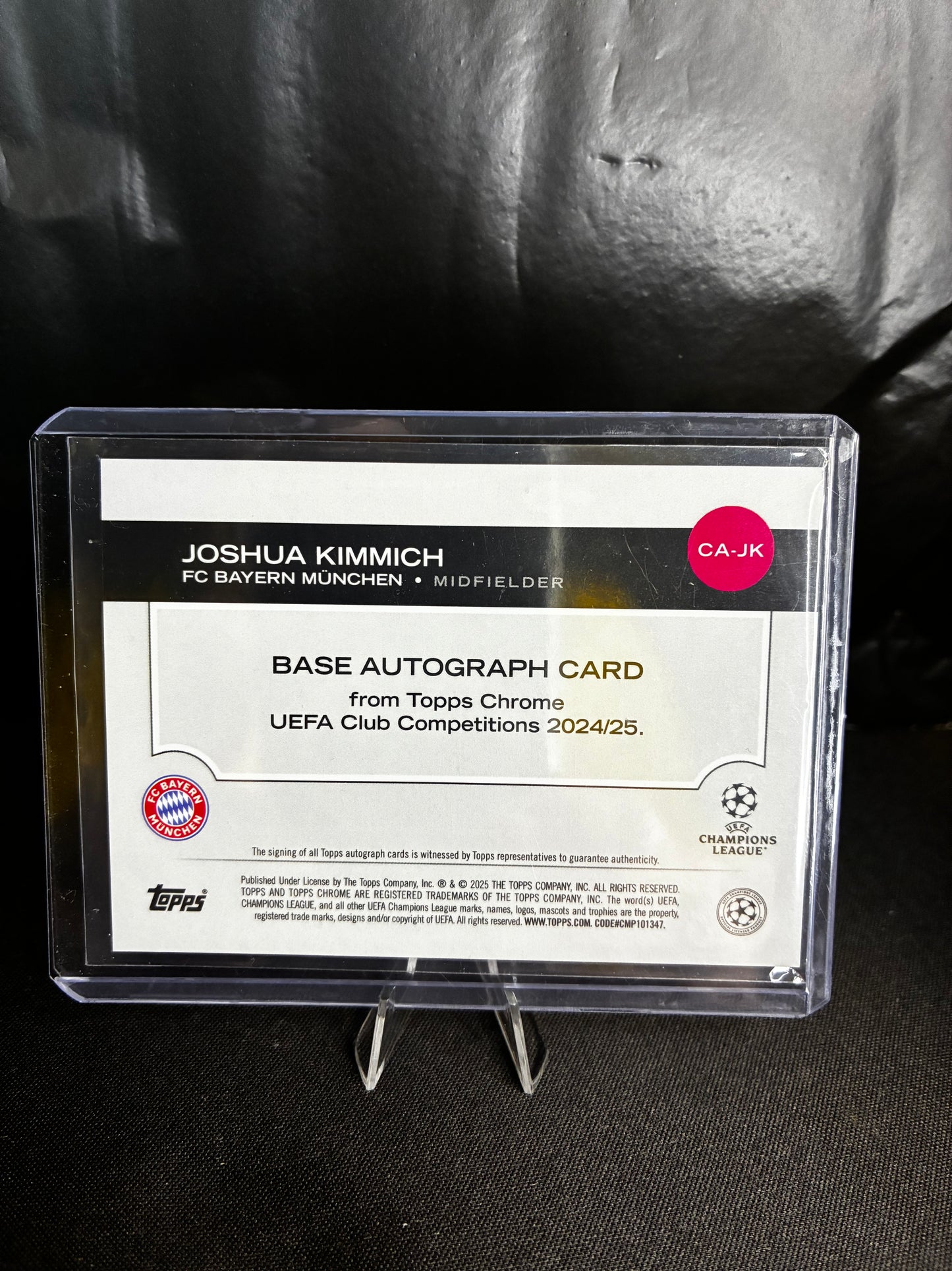 Topps® Joshua Kimmich AUTOGRAMM /50| TOPPS UCC 24/25