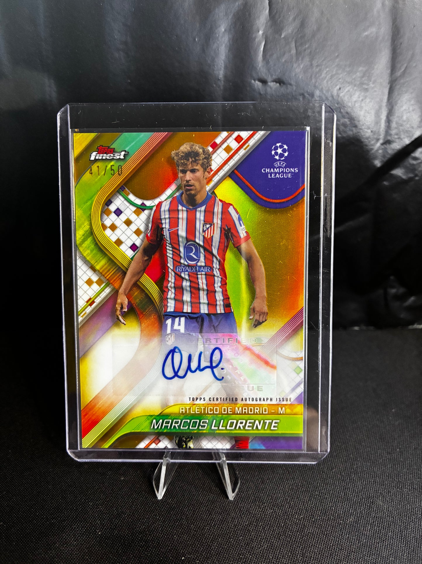Topps® Marcos Llorente AUTOGRAMM /50| TOPPS Finest 24/25