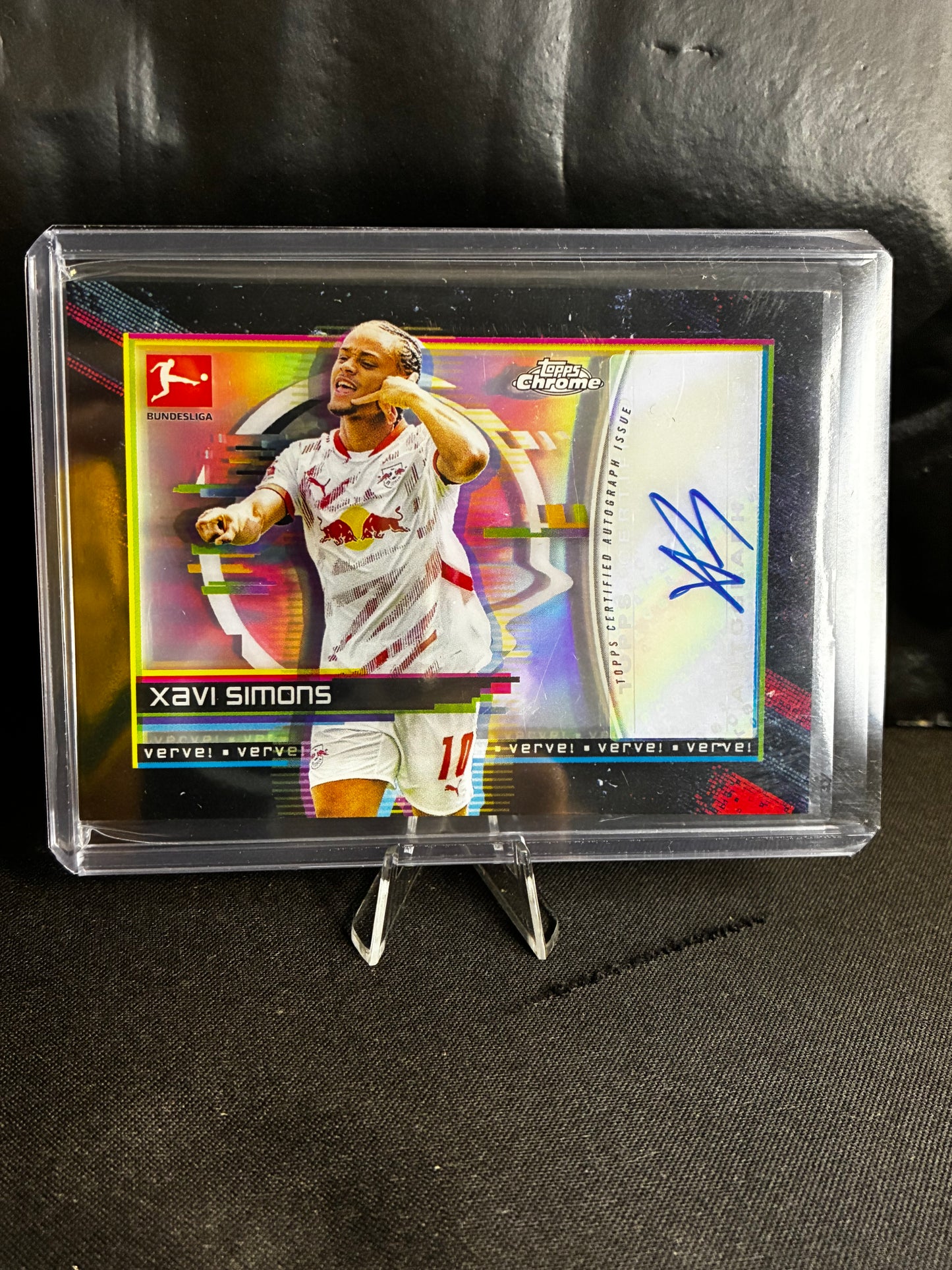 Topps® Xavi Simons VERVE AUTOGRAMM | TOPPS CHROME BUNDESLIGA 24/25