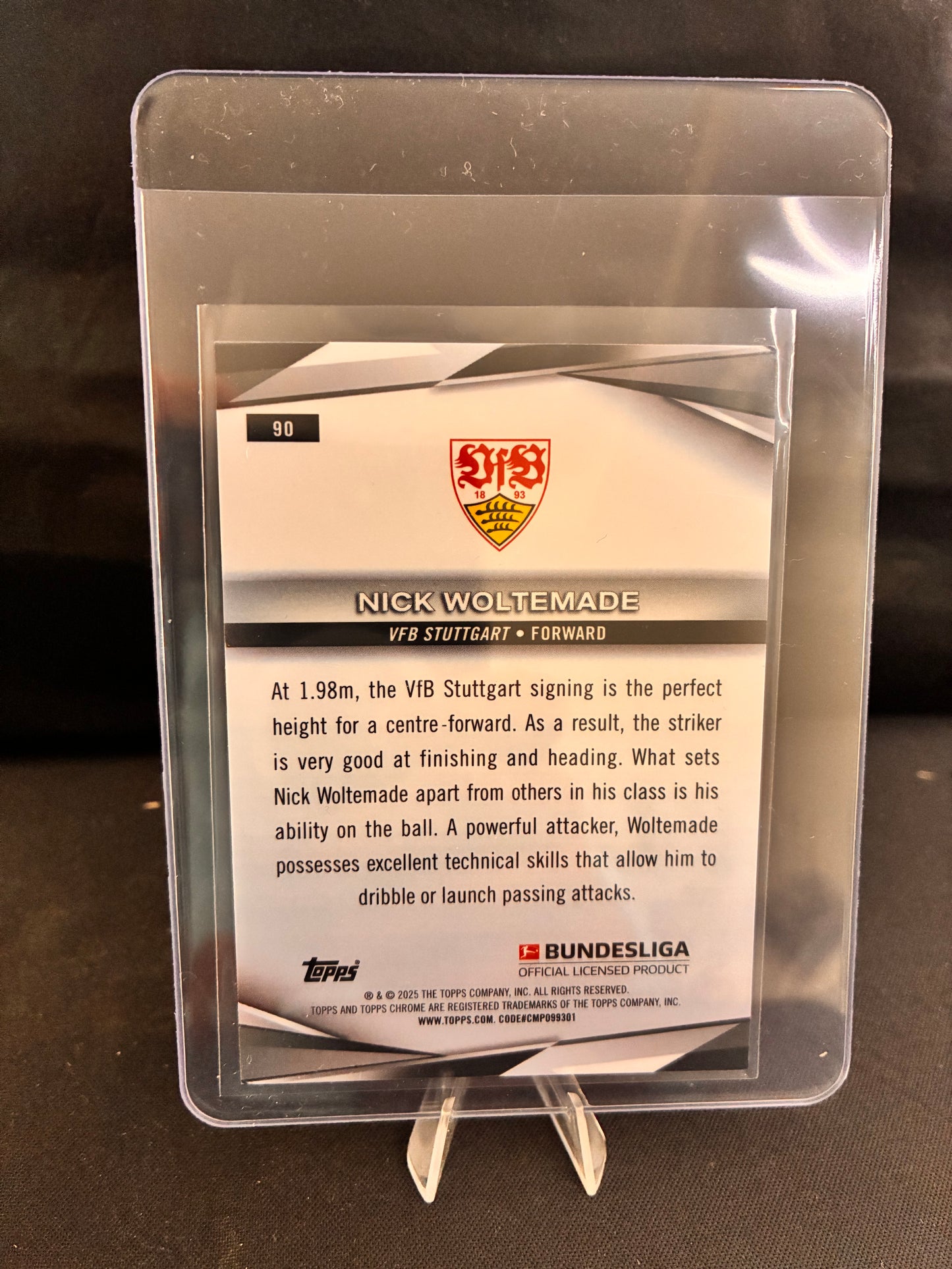 Topps® Nick Woltemade /199 | TOPPS CHROME BUNDESLIGA 24/25