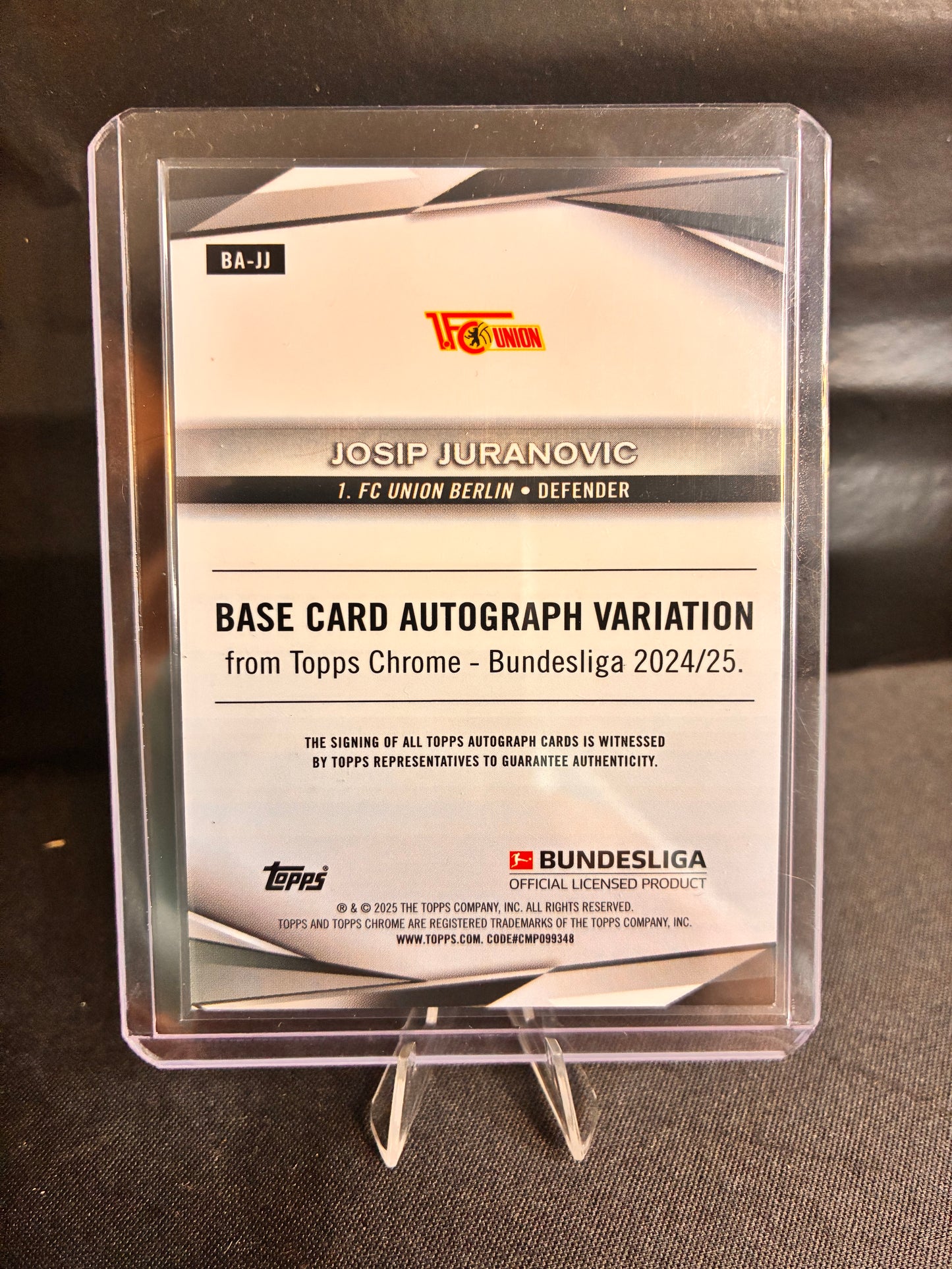 Topps® Josip Juranovic /50 AUTOGRAMM | TOPPS CHROME BUNDESLIGA 24/25