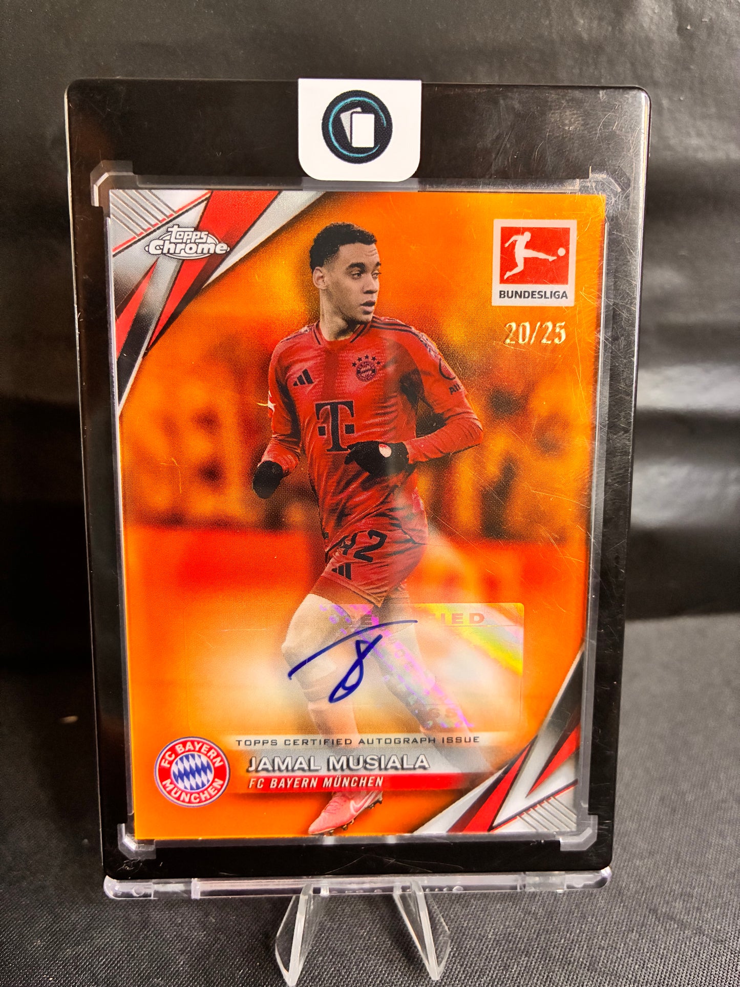 Topps® Jamal Musiala /25 AUTOGRAMM | TOPPS CHROME BUNDESLIGA 24/25