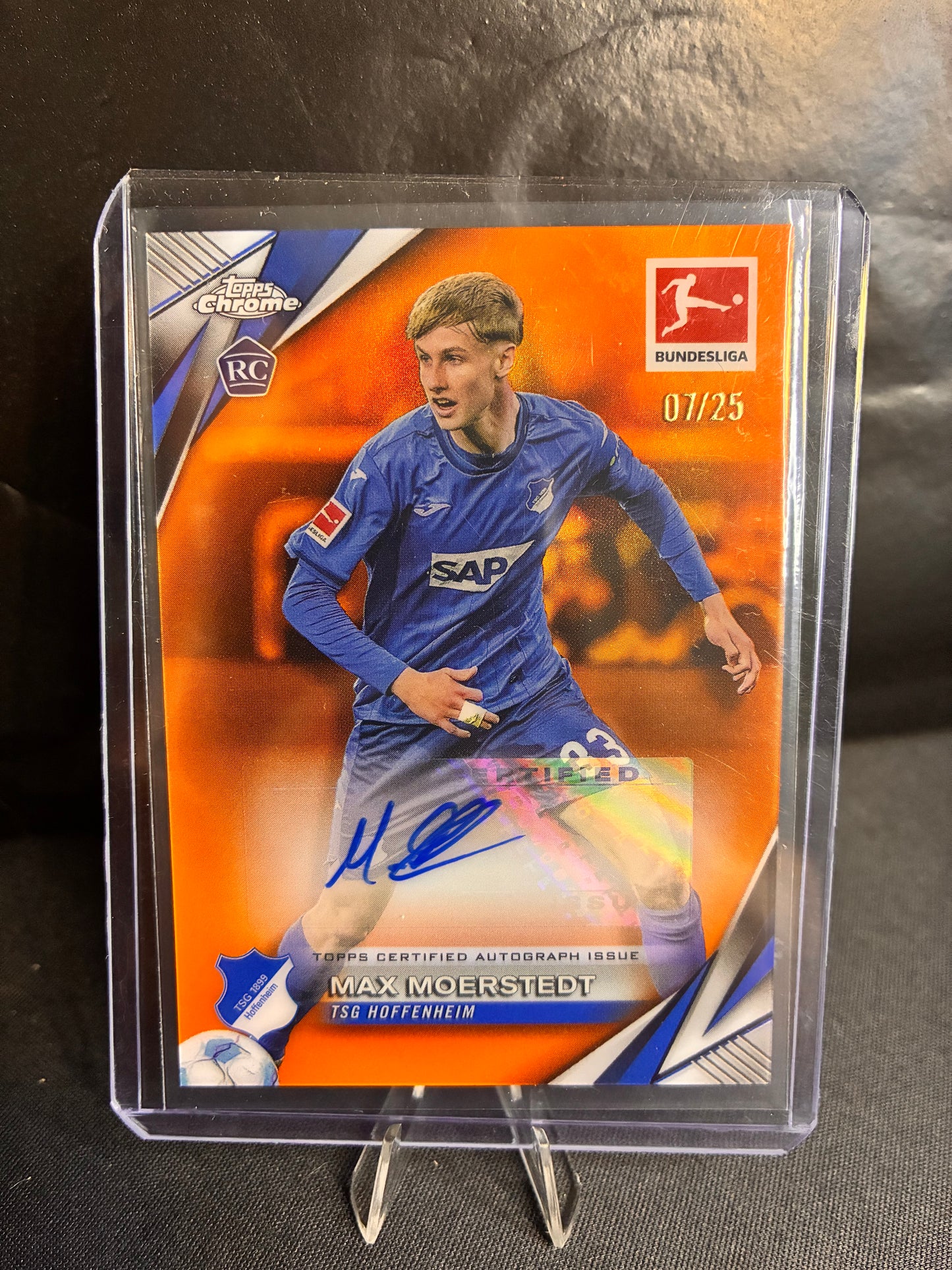 Topps® Max Moerstedt /25 AUTOGRAMM | TOPPS CHROME BUNDESLIGA 24/25