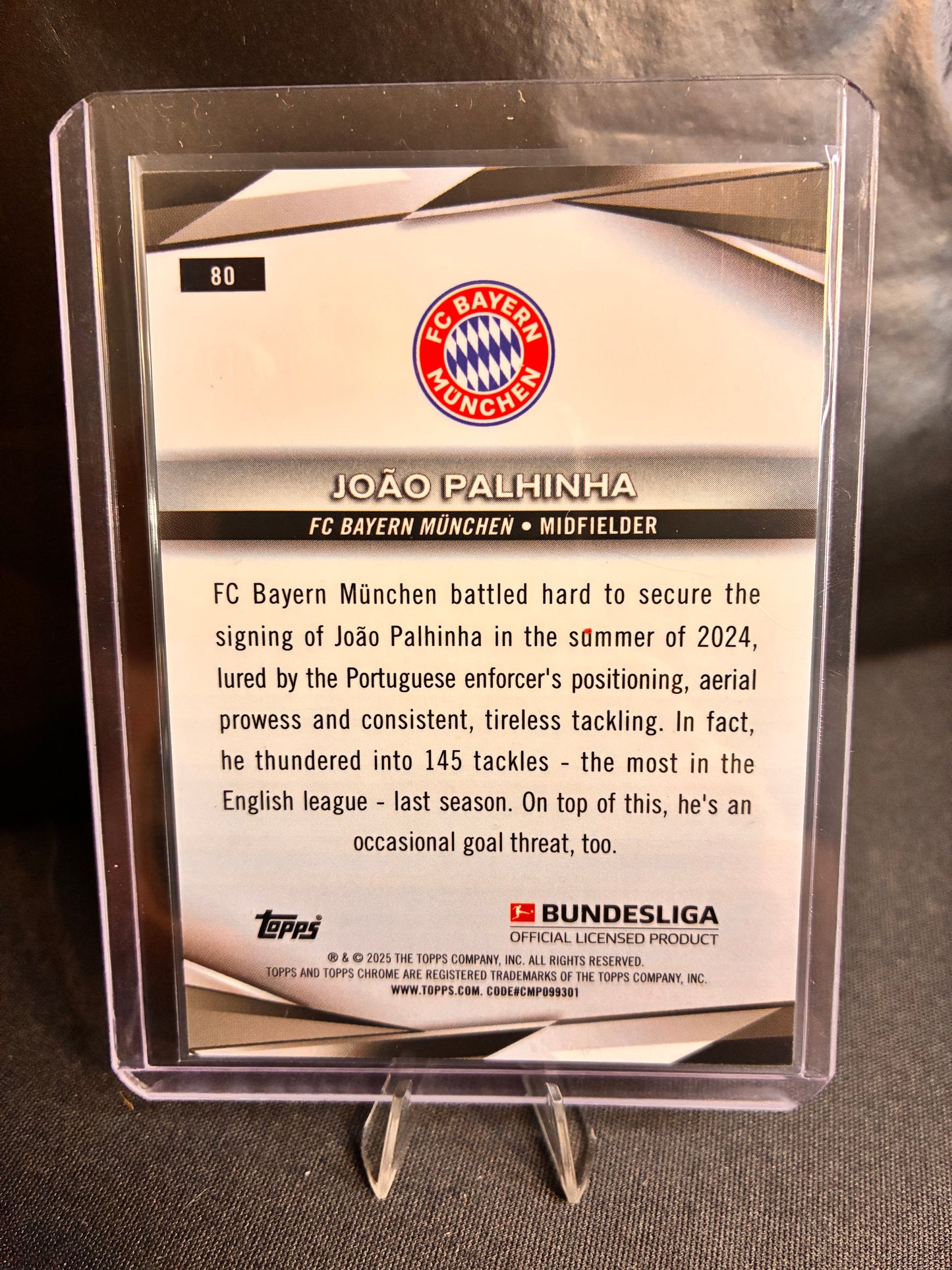 Topps® João Palhinha /199 | TOPPS CHROME BUNDESLIGA 24/25
