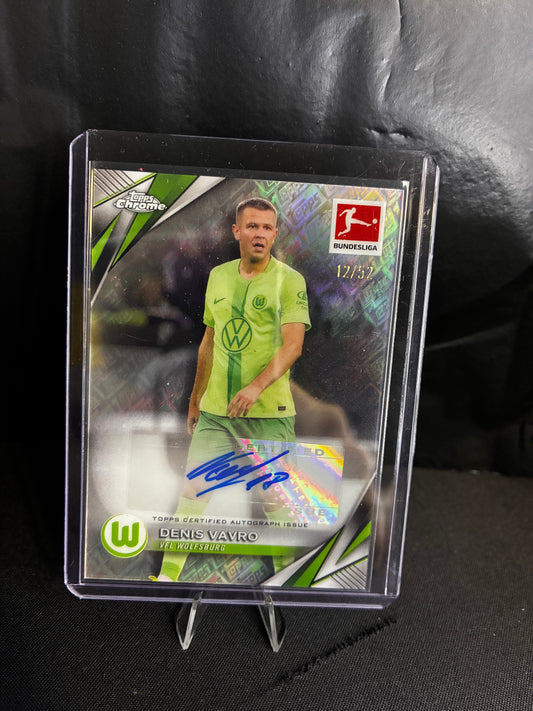 Topps® Denis Vavro AUTOGRAMM /52 | TOPPS CHROME BUNDESLIGA 24/25