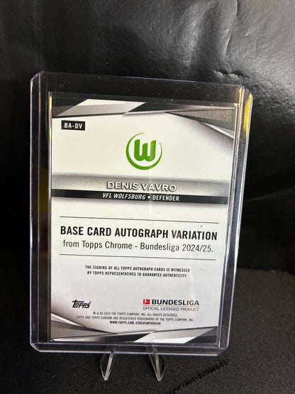 Topps® Denis Vavro AUTOGRAMM /52 | TOPPS CHROME BUNDESLIGA 24/25