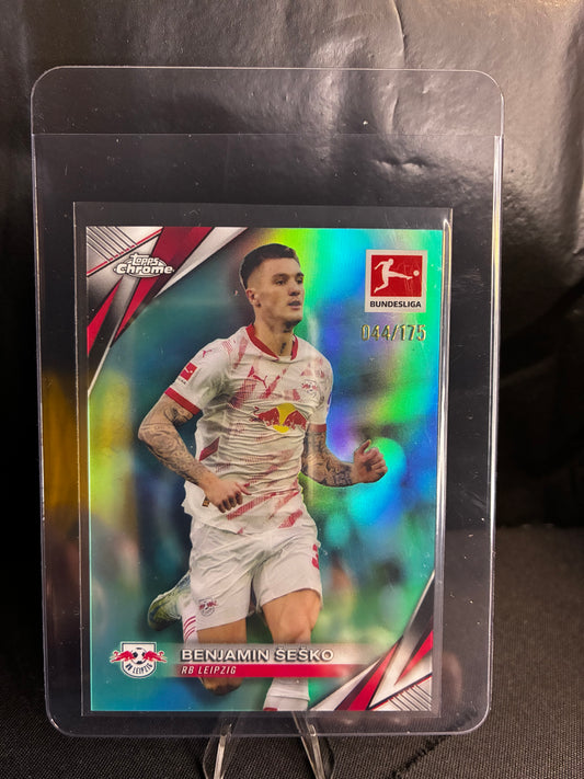 Topps® Benjamin Sesko /175 | TOPPS CHROME BUNDESLIGA 24/25