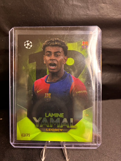 Topps® Lamine Yamal LEGACY  /75 | TOPPS TOTAL FOOTBALL