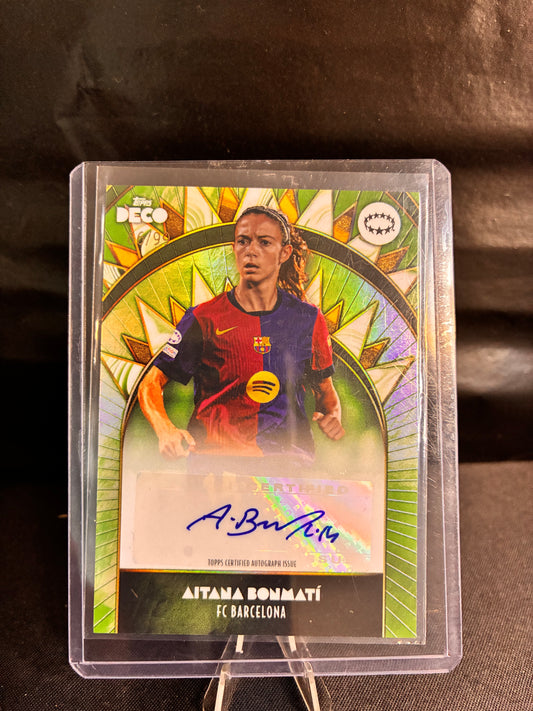 Topps® Aitana Bonmati /99 AUTOGRAMM | TOPPS DECO 23/24