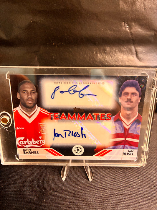 Topps® John Barns x Ian Rush Dual AUTOGRAMM /10 | TOPPS UCC 24/25