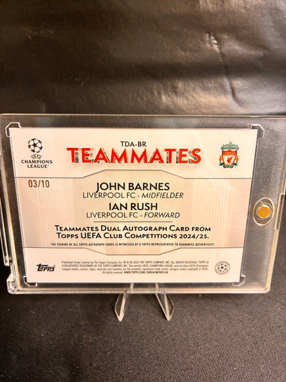 Topps® John Barns x Ian Rush Dual AUTOGRAMM /10 | TOPPS UCC 24/25