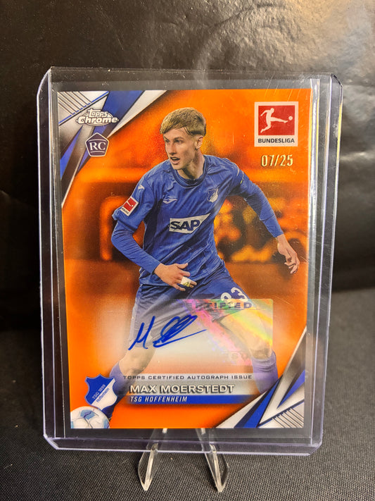 Topps® Max Moerstedt  /25 AUTOGRAMM | TOPPS CHROME BUNDESLIGA 24/25
