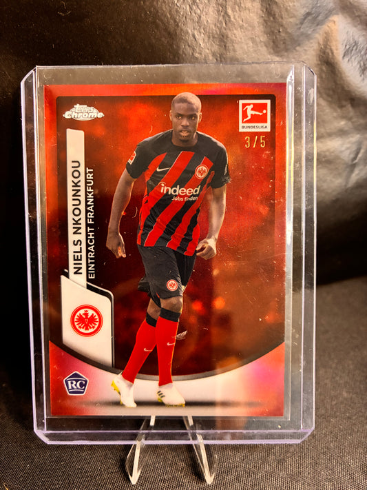 Topps® Niels Nkounkou  /5 | TOPPS CHROME BUNDESLIGA 23/24