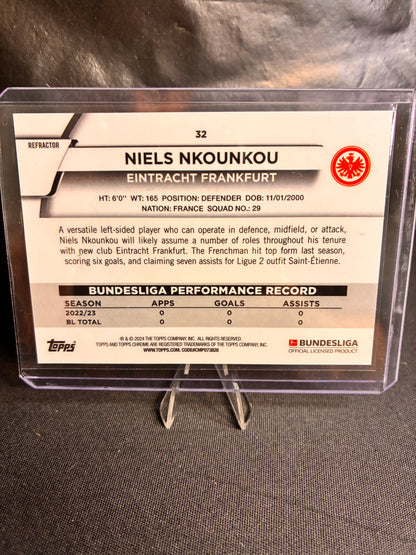 Topps® Niels Nkounkou  /5 | TOPPS CHROME BUNDESLIGA 23/24