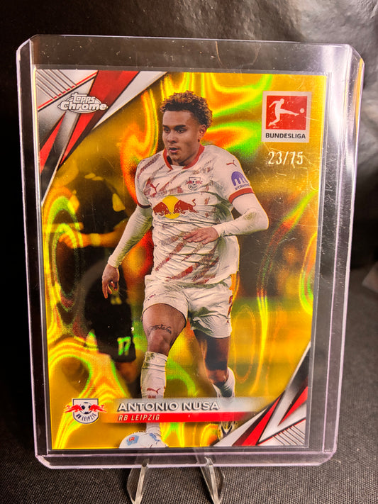 Topps® Antonio Nusa  /75 | TOPPS CHROME BUNDESLIGA 24/25