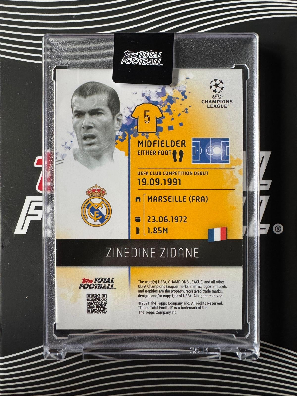 Topps Total Football® Zinedine Zidane /50